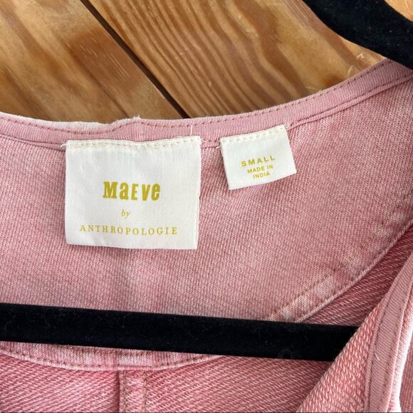 Anthropologie Maeve Puff Sleeve Pullover Sweatshirt - Picture 6 of 9